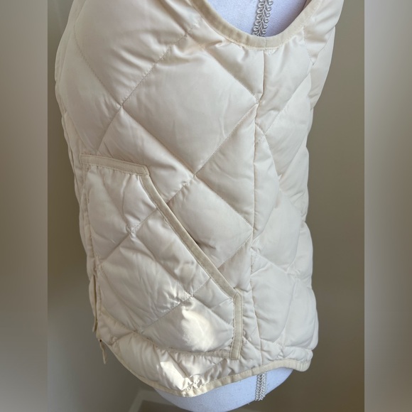 J. Crew Quilted Women's Vest in Cream Color XS - Picture 6 of 12
